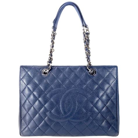 chanel gst blue caviar